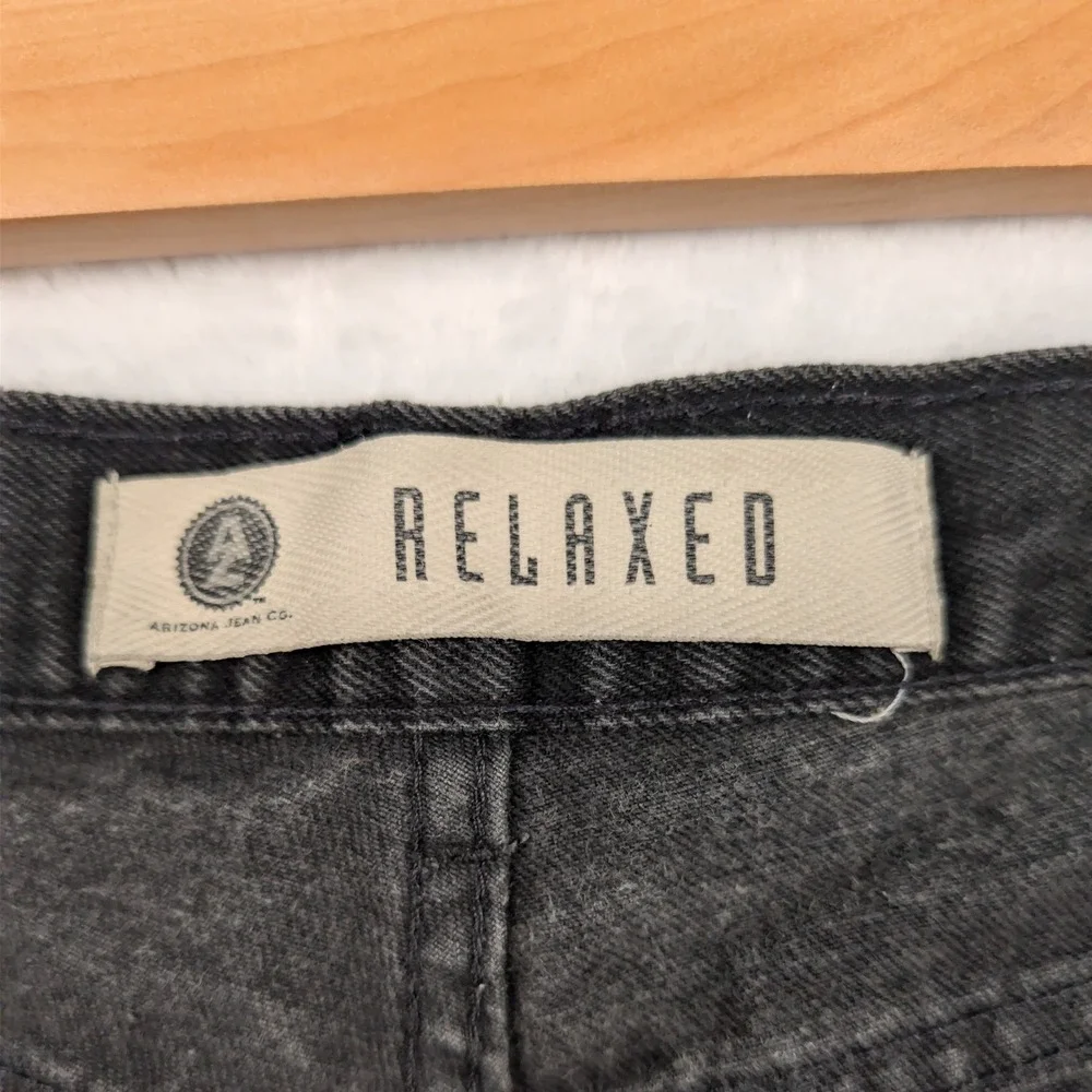 VTG‎ Arizona Jean Co Jeans Men's 36x31 Black Faded Skater Grunge Relaxed Fit Y2K